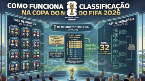 12 Grupos e os Melhores Terceiros: Como Funciona a Classificação na Copa 2026