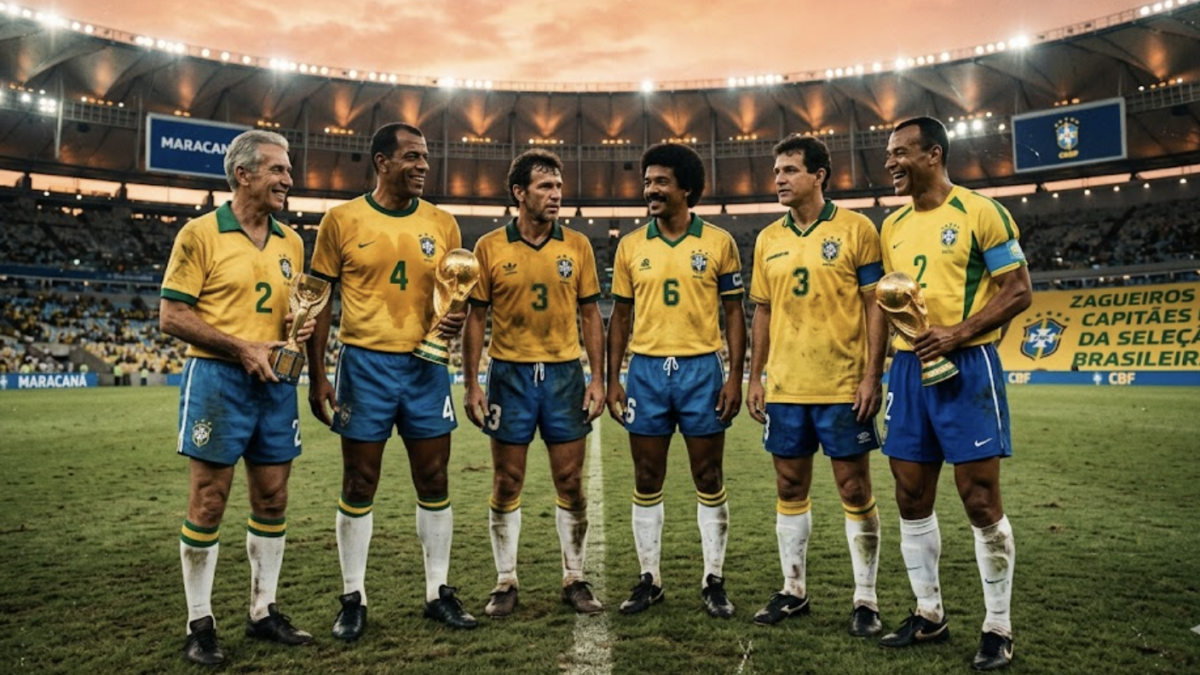 Zagueiros e Capitães Históricos da Seleção Brasileira