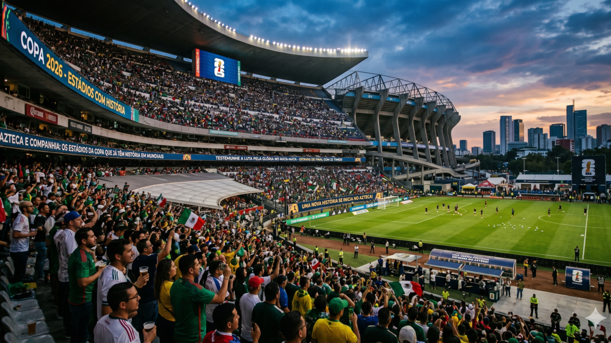 Azteca e Companhia: Os Estádios da Copa 2026 que Já Têm História em Mundiais